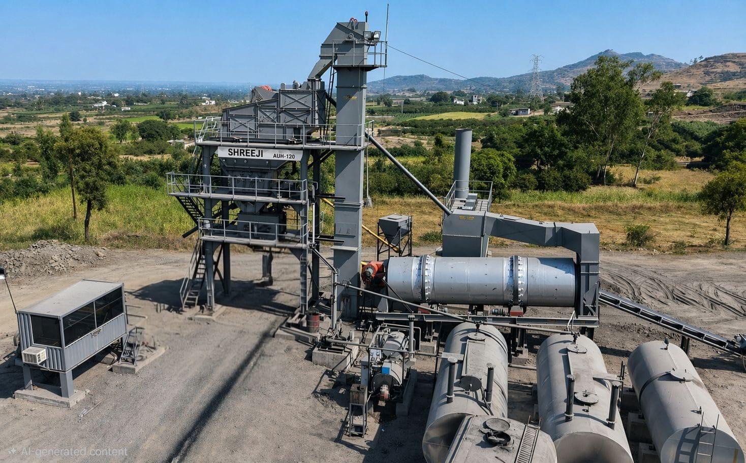 ASPHALT HOT MIX PLANT IN HARYANA